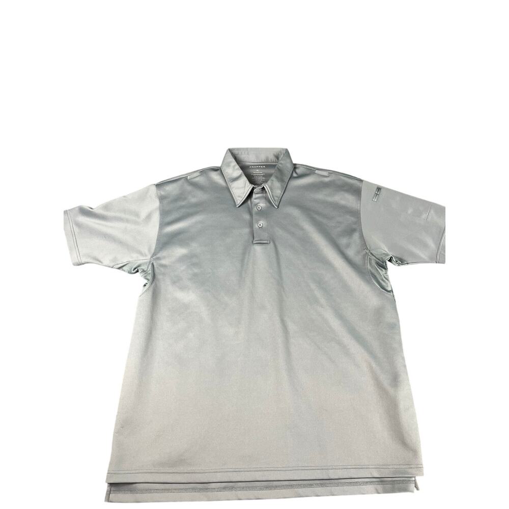 Men’s Gray Propper Tactical Performance Polo Shirt Size XL Excellent Condition